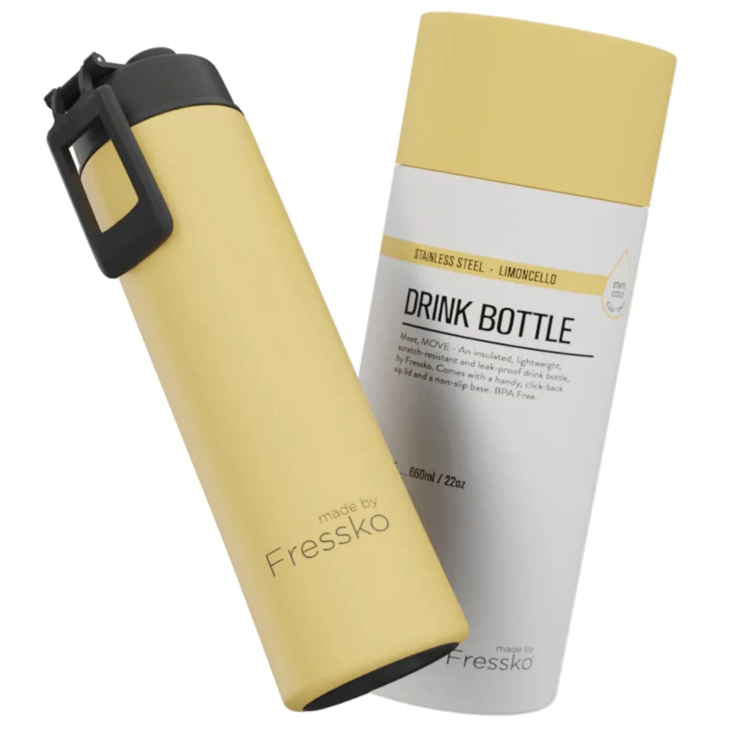Made By Fressko Move 22oz Insulated Stainless Steel Drink Bottle (SA) - Image 12
