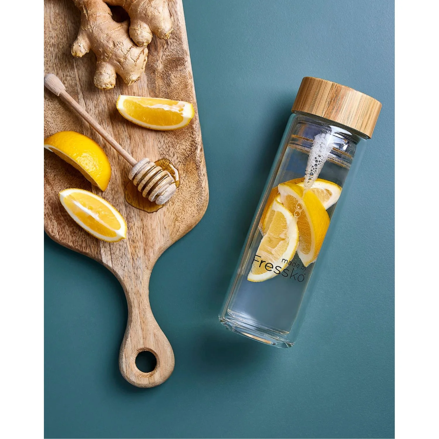 Made By Fressko Tour 13oz Infuser Glass Flask - Image 6