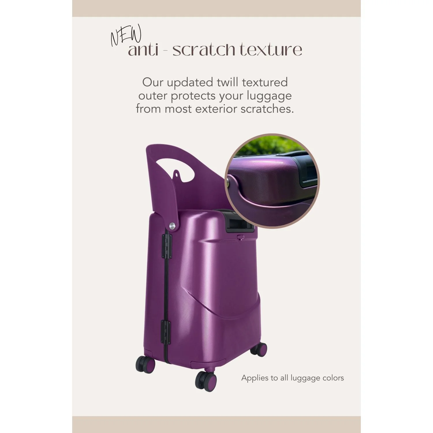 MiaMily Multicarry Carry On 18 Inch Luggage with Built-in Seat for Children - Image 97