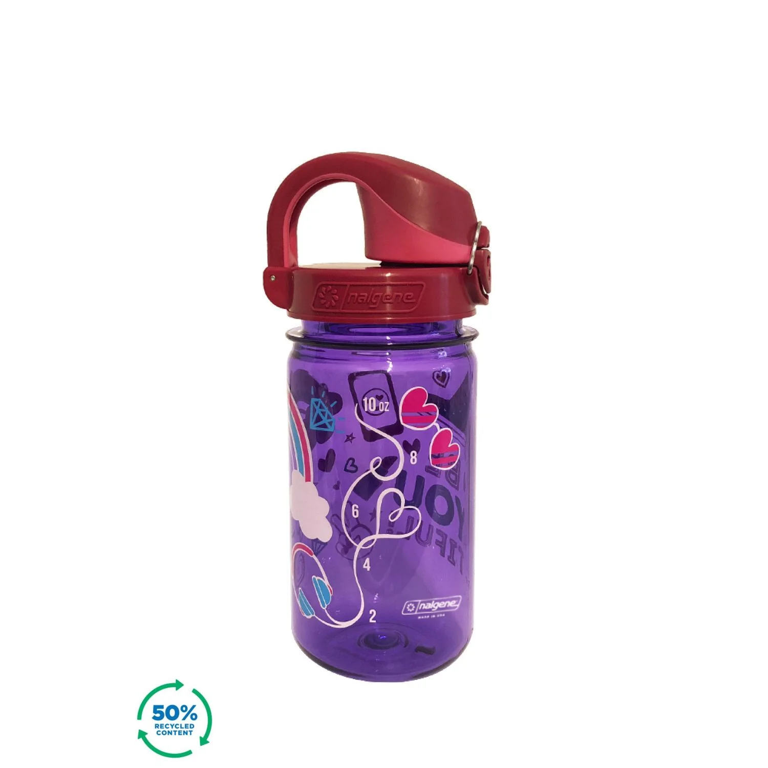 Nalgene 12oz On-The-Fly (OTF) Kids Water Bottle (Sustain) - Image 18