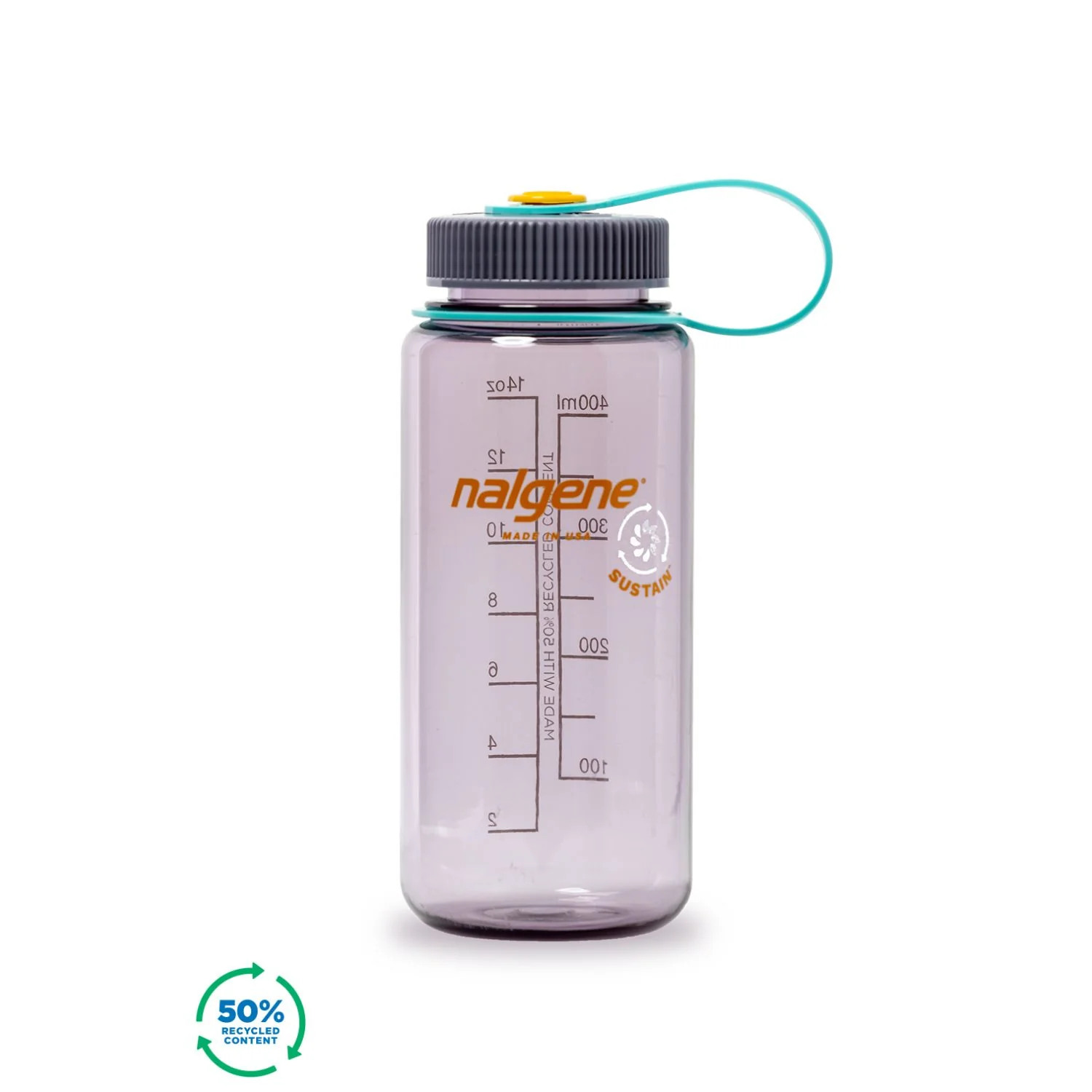 Nalgene 16oz Wide Mouth Sustain Water Bottle (Plain) - Image 10