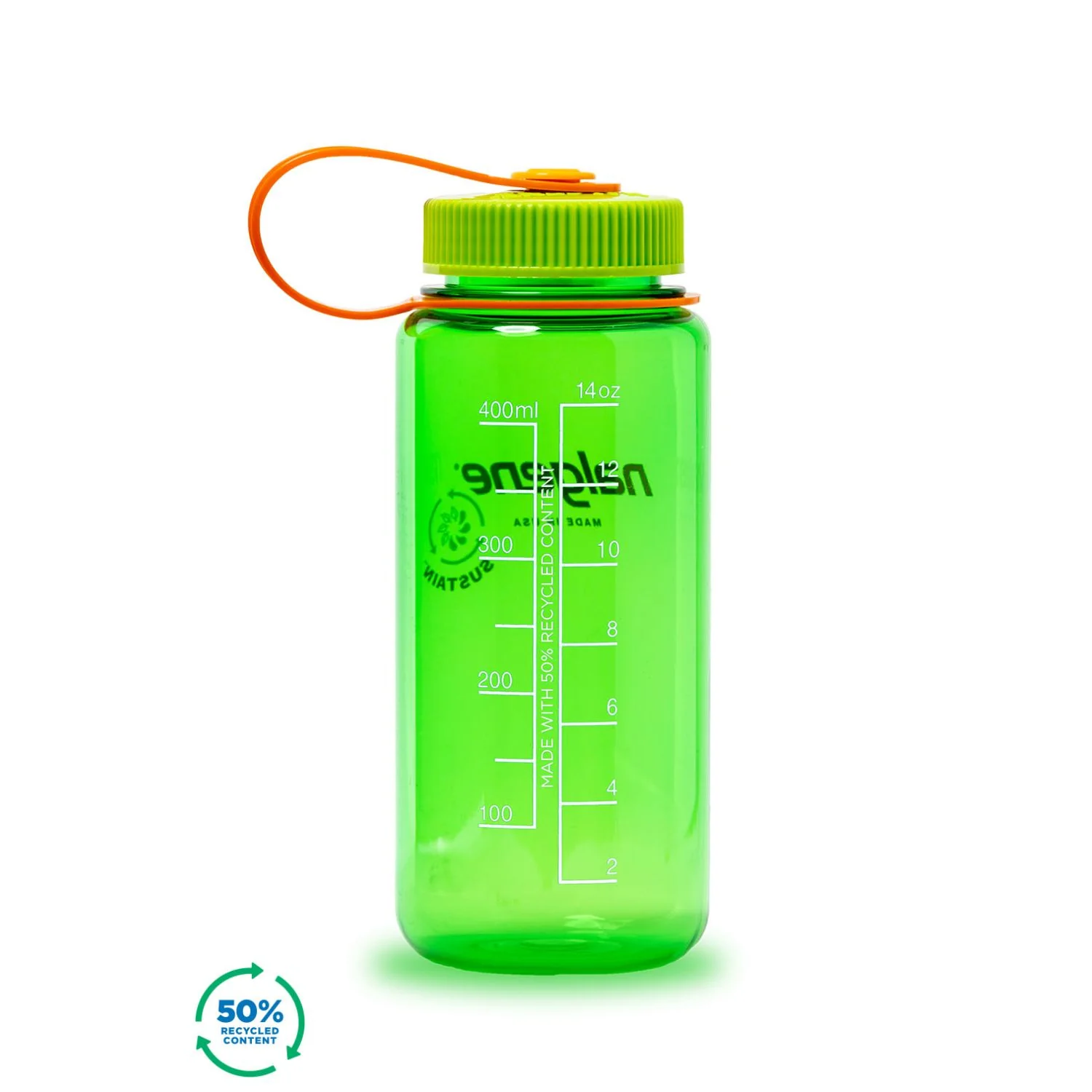 Nalgene 16oz Wide Mouth Sustain Water Bottle (Plain) - Image 26