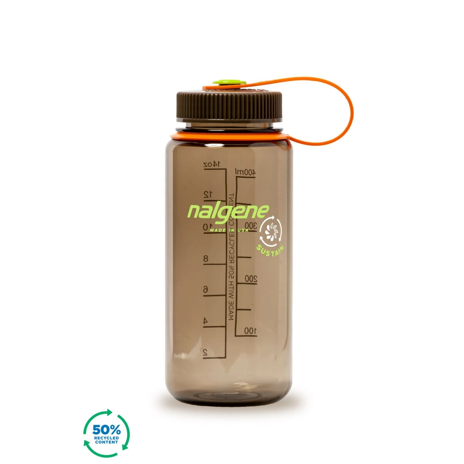 Nalgene 16oz Wide Mouth Sustain Water Bottle (Plain) - Image 38
