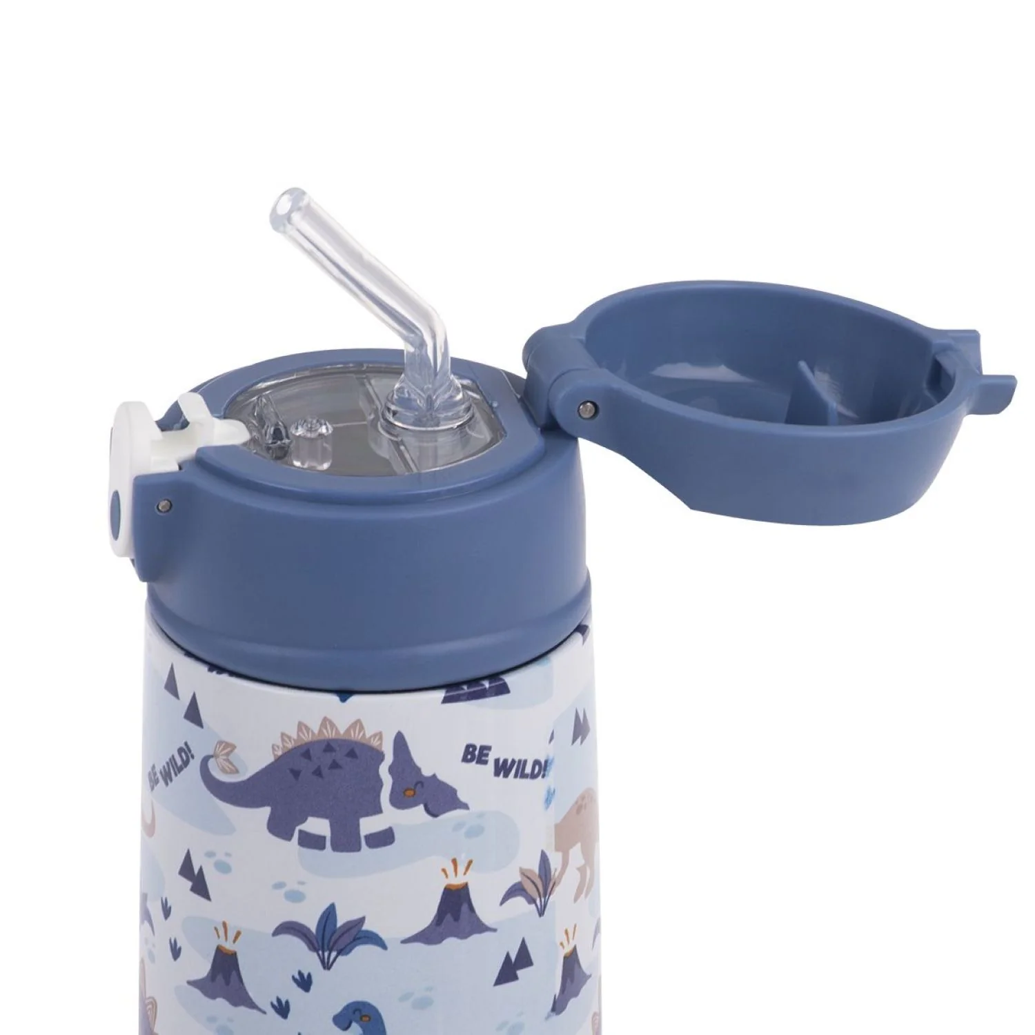Oasis Kids Water Bottle with Sipper Silicone Straw 400ML - Image 57
