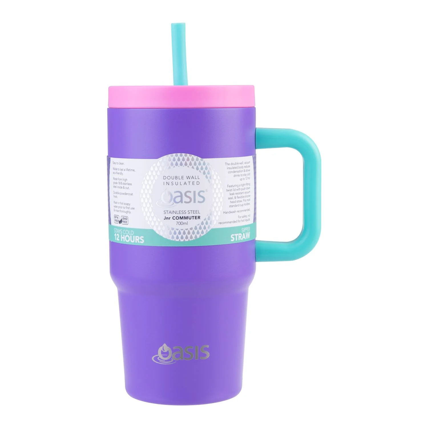 Oasis S/S Insulated Mini Commuter Travel Tumbler 700ML Cap Only - Image 44