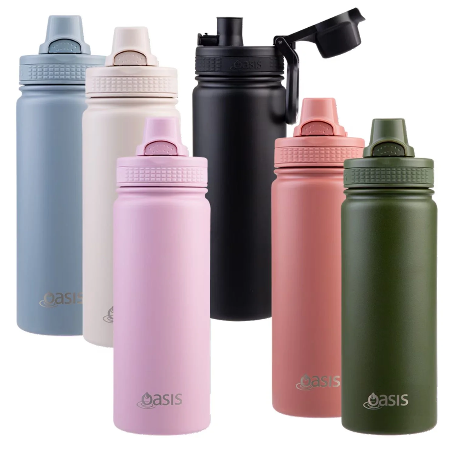 Oasis S/S Insulated Thermal Sports Bottle Quick Release 550ML - Image 11