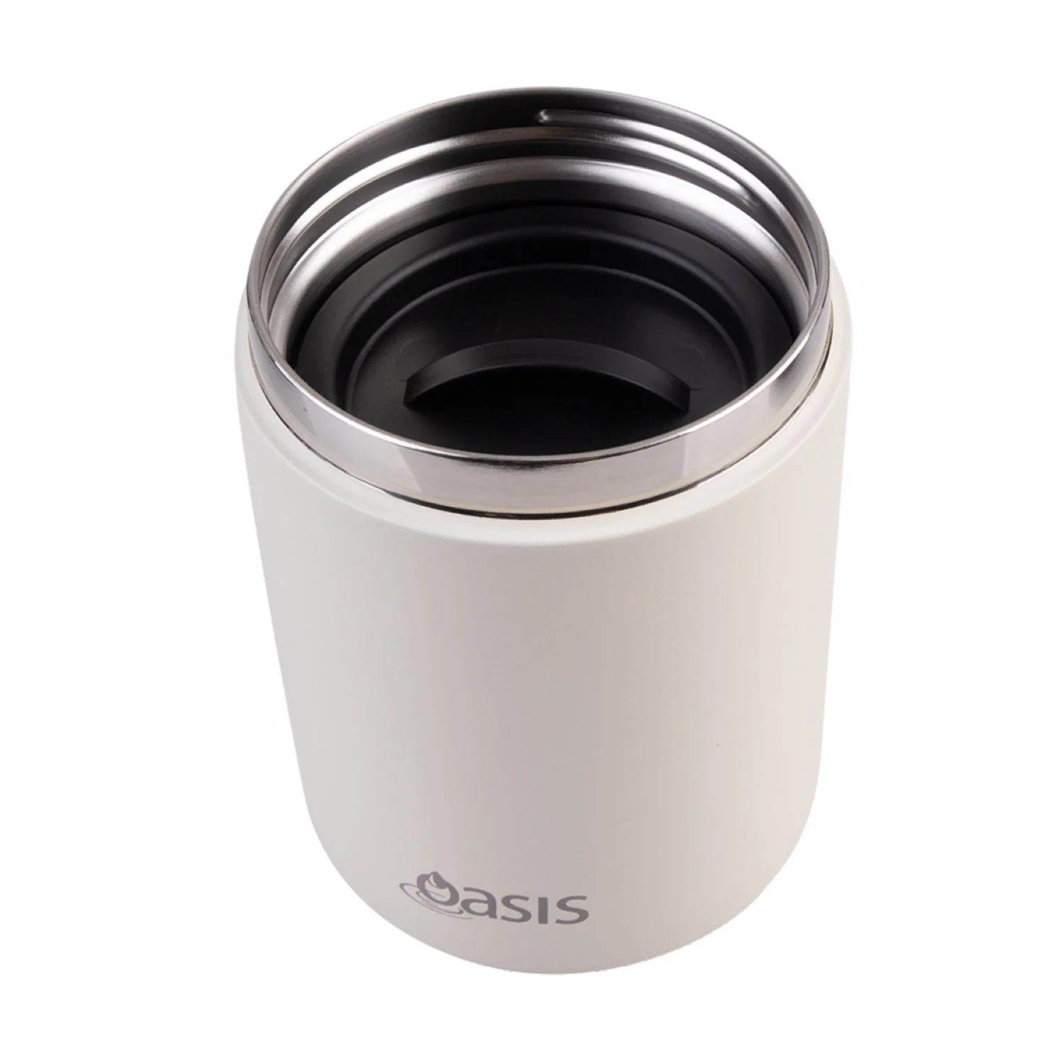 Oasis Stainless Steel Insulated Dual Compartment Food Flask with Handle 480ML - Image 4