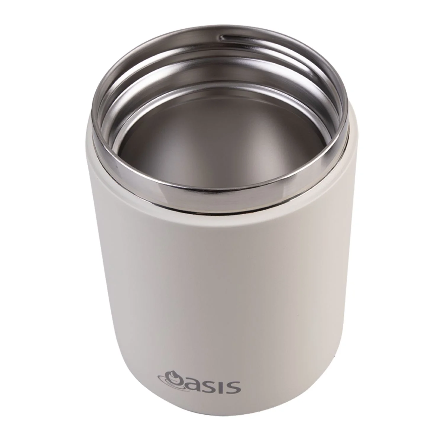Oasis Stainless Steel Insulated Dual Compartment Food Flask with Handle 480ML - Image 5
