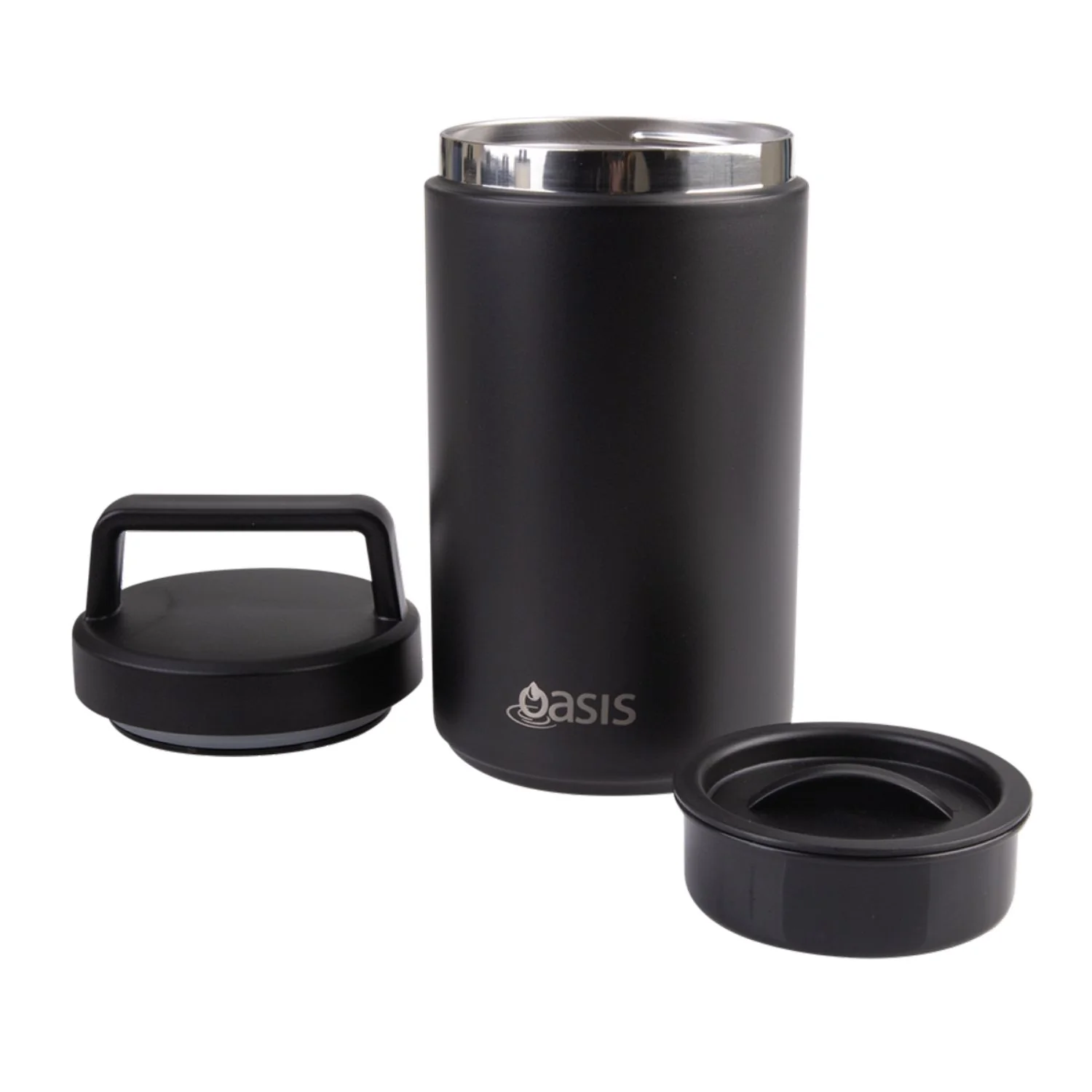 Oasis Stainless Steel Insulated Dual Compartment Food Flask with Handle 700ML - Image 10