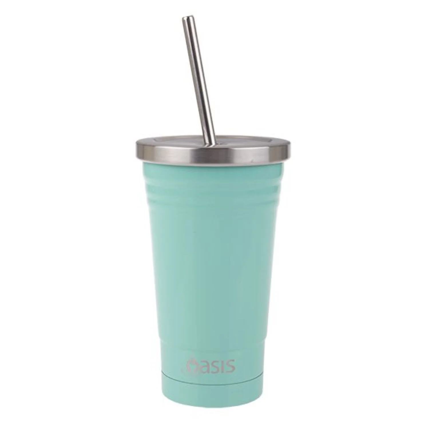 Oasis Stainless Steel Insulated Smoothie Tumbler with Straw 500ml - Image 5