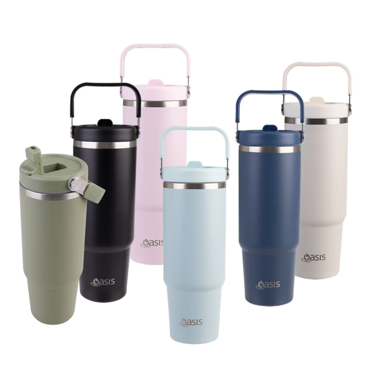 Oasis Stainless Steel Insulated Voyager Carry Tumbler With Sipper Straw 900ML - Image 6