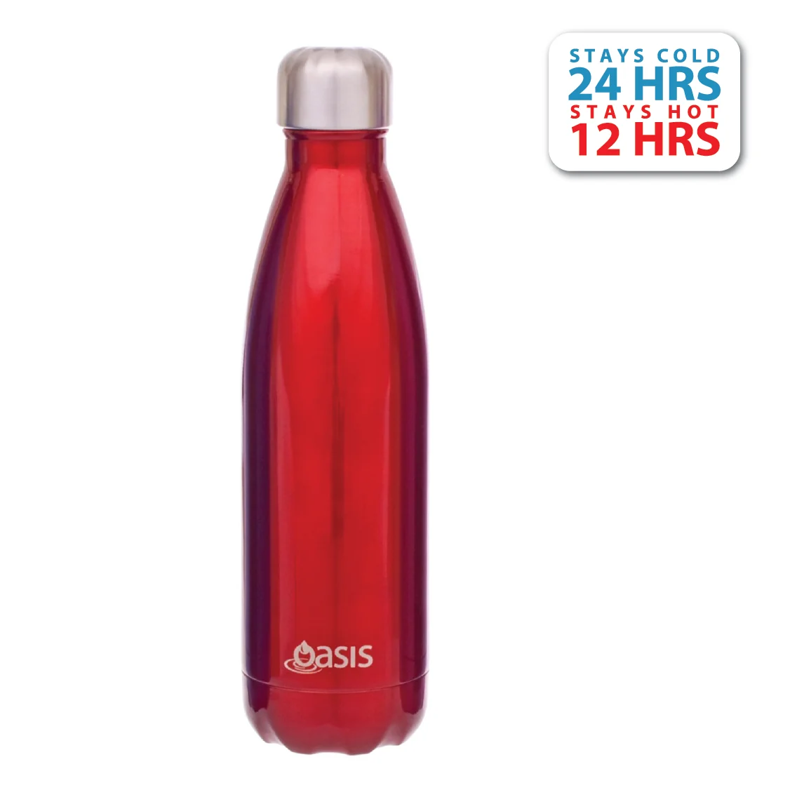 Oasis Stainless Steel Insulated Water Bottle 500ML (Plain) - Image 5