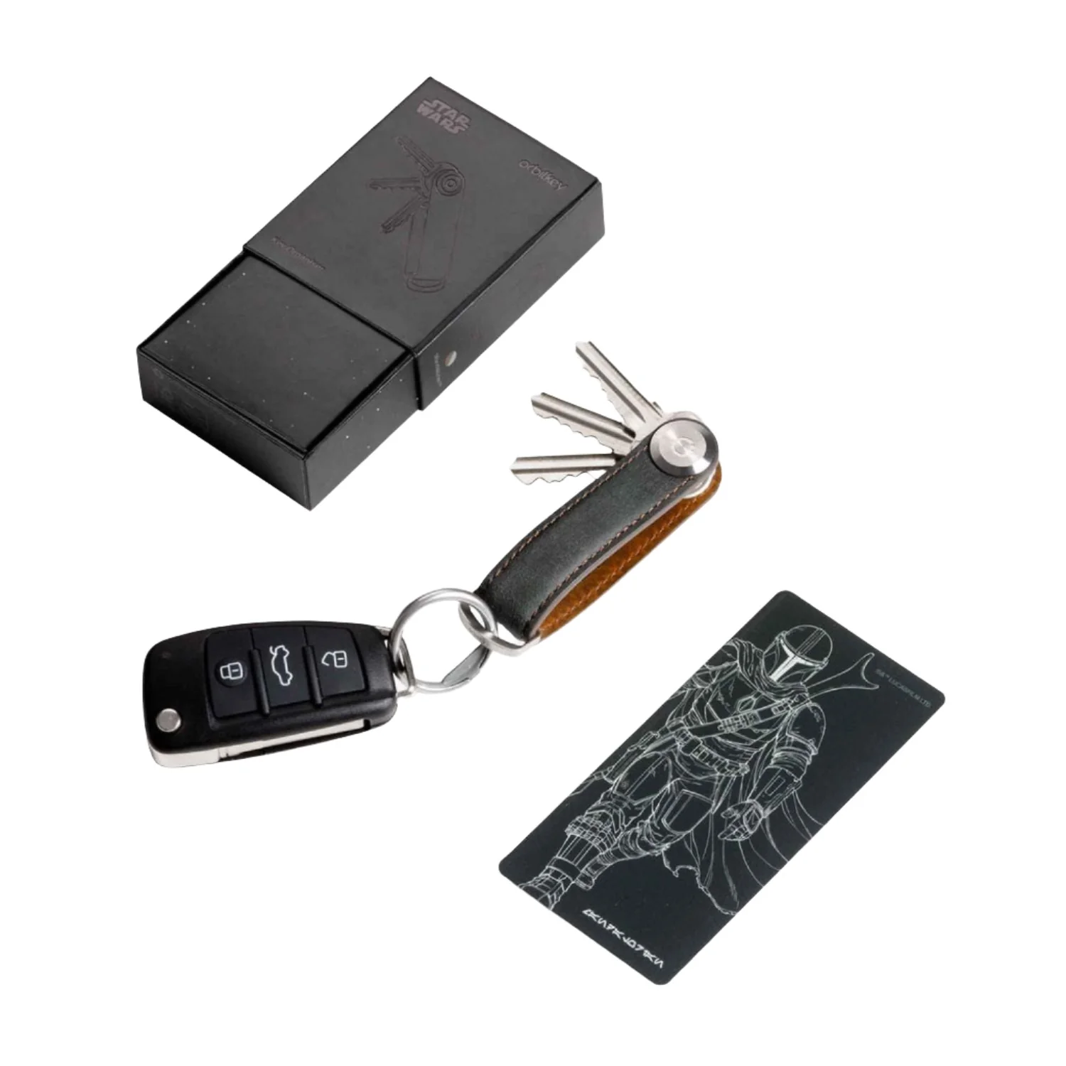 Orbitkey Star Wars Crazy Horse Leather Key Organiser - Image 5