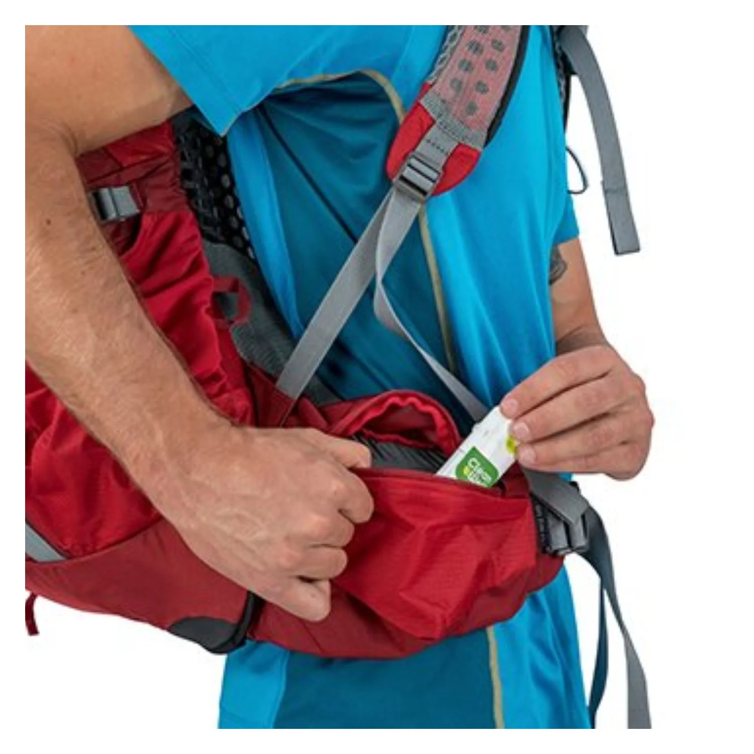 Osprey Atmos AG 65 Backpack with Raincover - Large - Men's Backpacking - Image 8