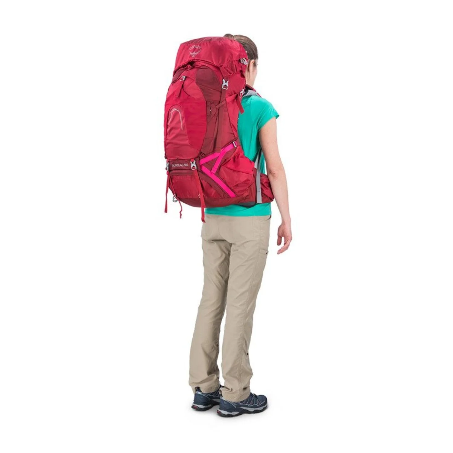 Osprey Aura AG 50 Backpack with Raincover - Medium - Women's Backpacking - Image 5