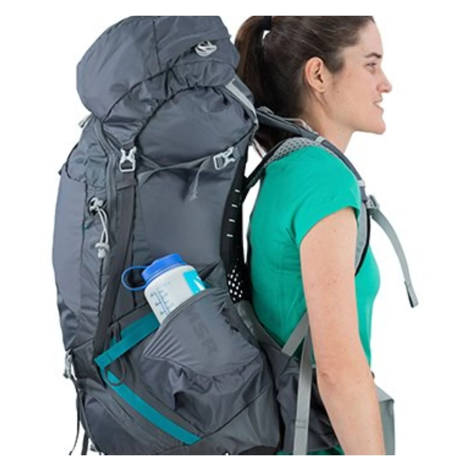 Osprey Aura AG 65 Backpack with Raincover - Medium - Women's Backpacking - Image 12