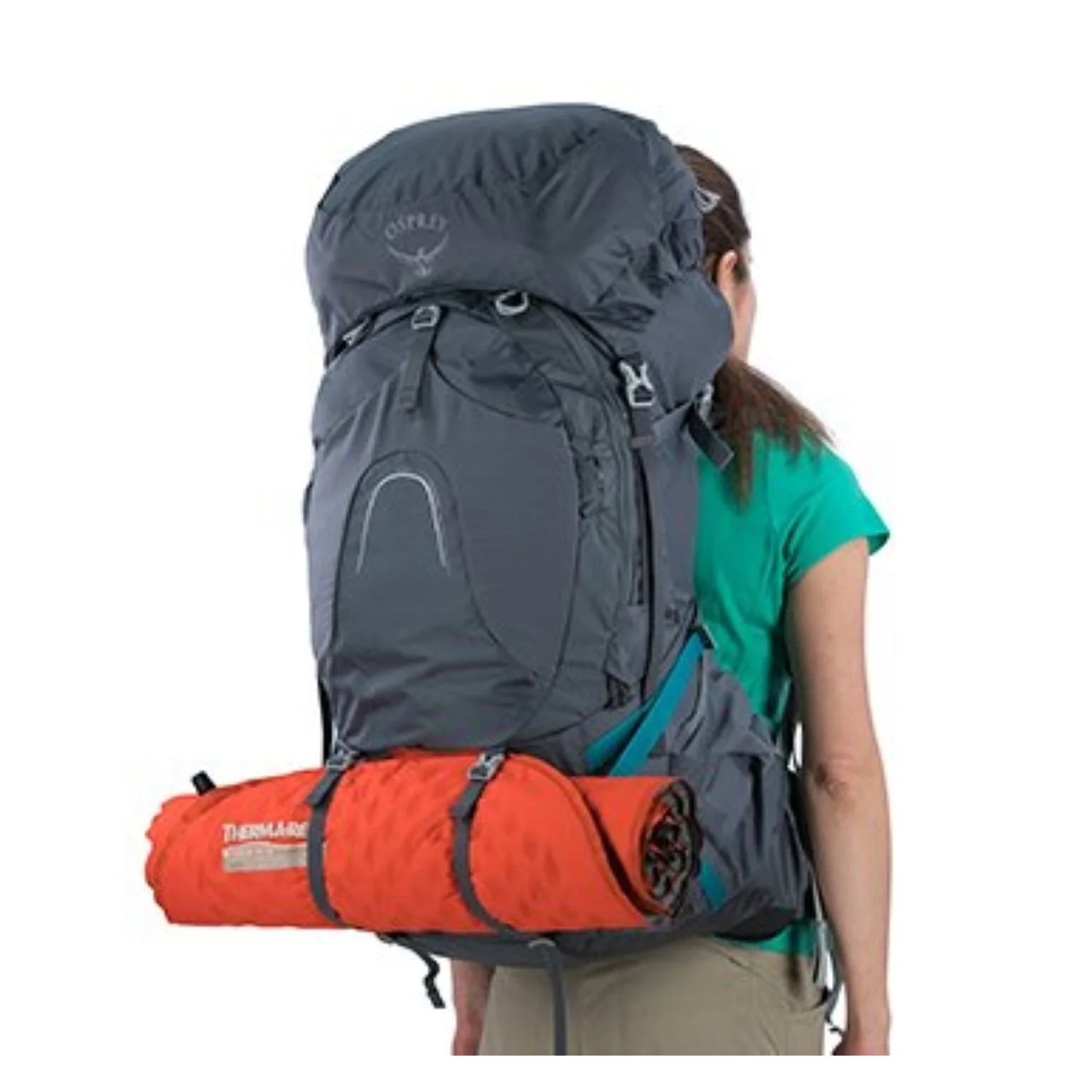 Osprey Aura AG 65 Backpack with Raincover - Medium - Women's Backpacking - Image 18