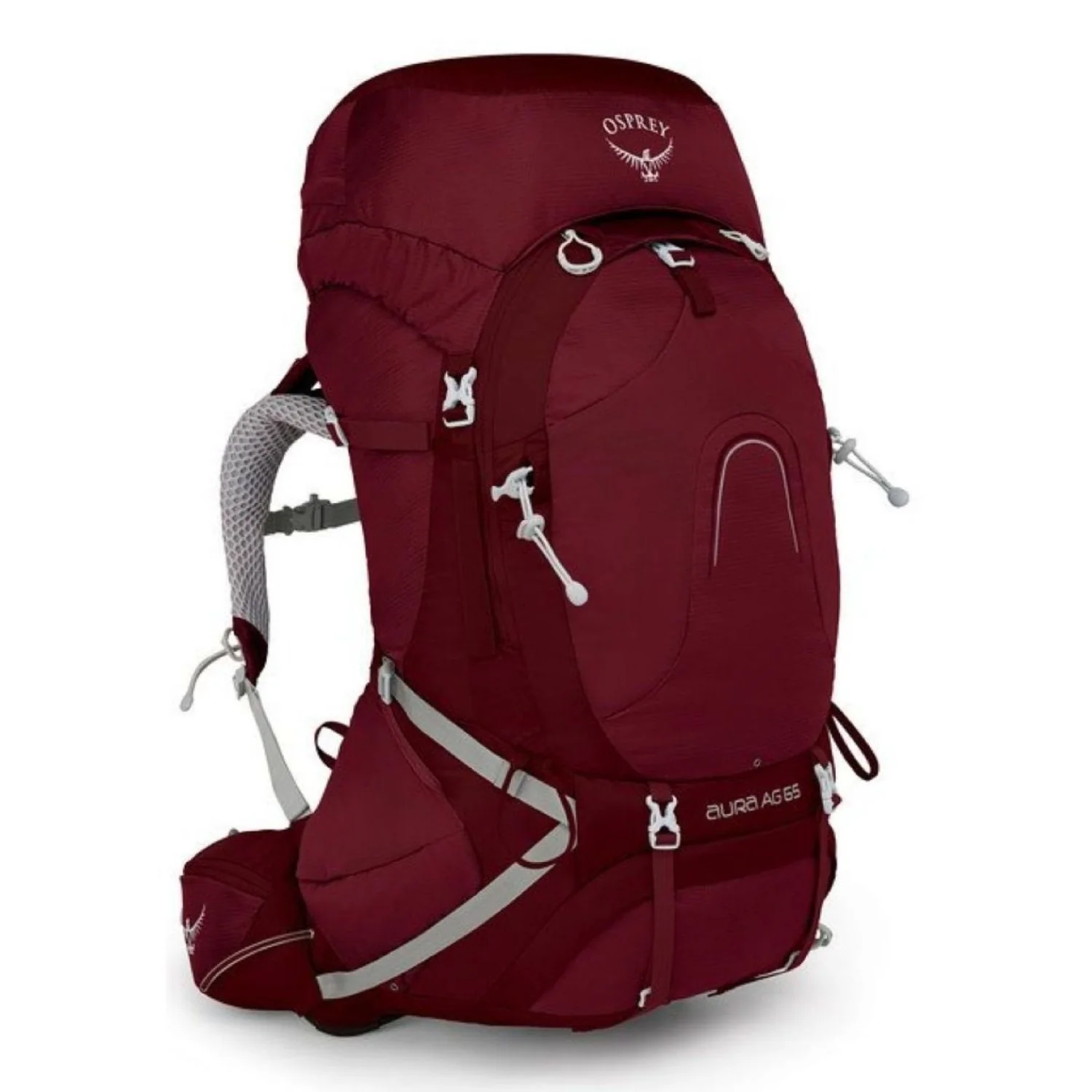 Osprey Aura AG 65 Backpack with Raincover - Medium - Women's Backpacking - Image 3