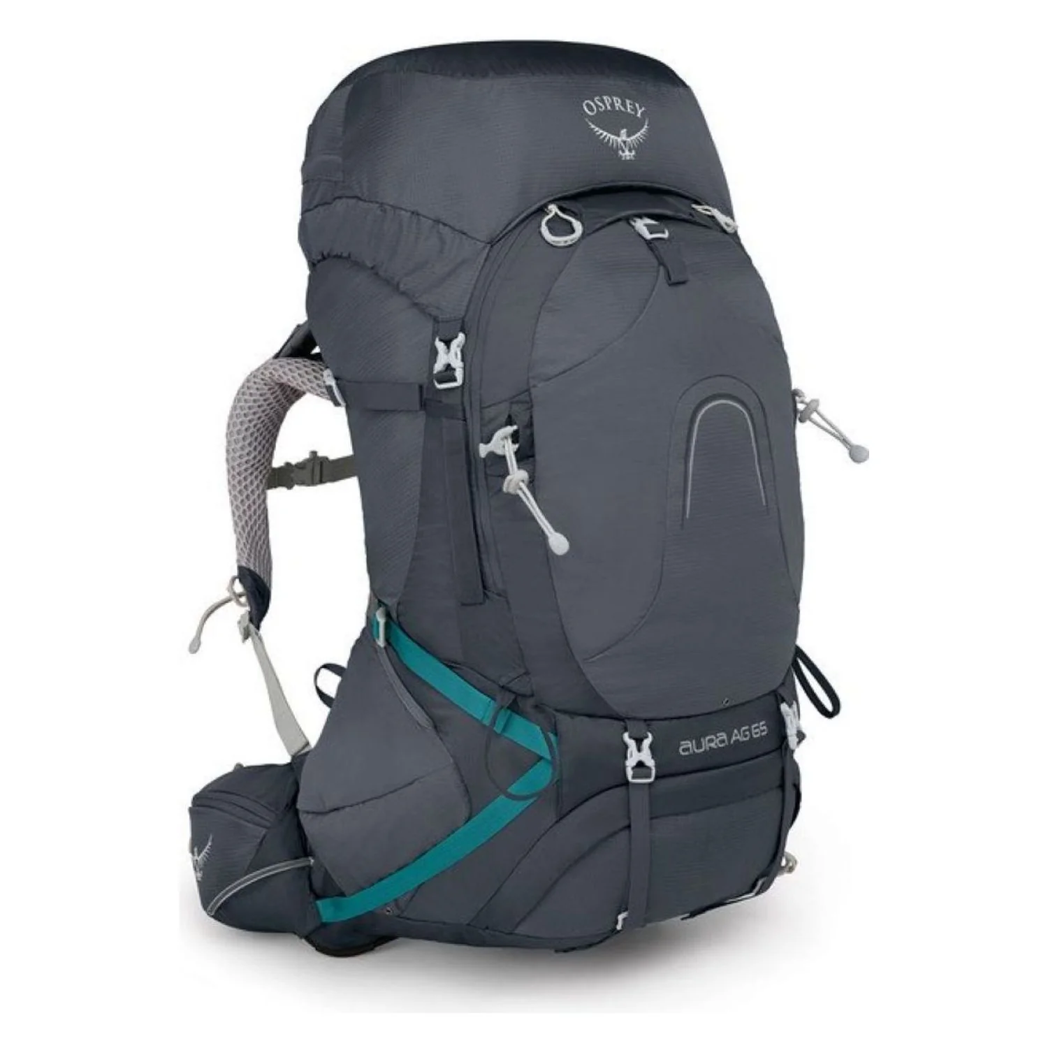 Osprey Aura AG 65 Backpack with Raincover - Medium - Women's Backpacking - Image 5