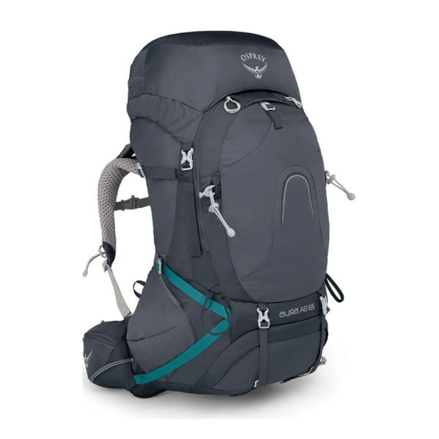 Osprey Aura AG 65 Backpack with Raincover - Small - Women's Backpacking - Image 5