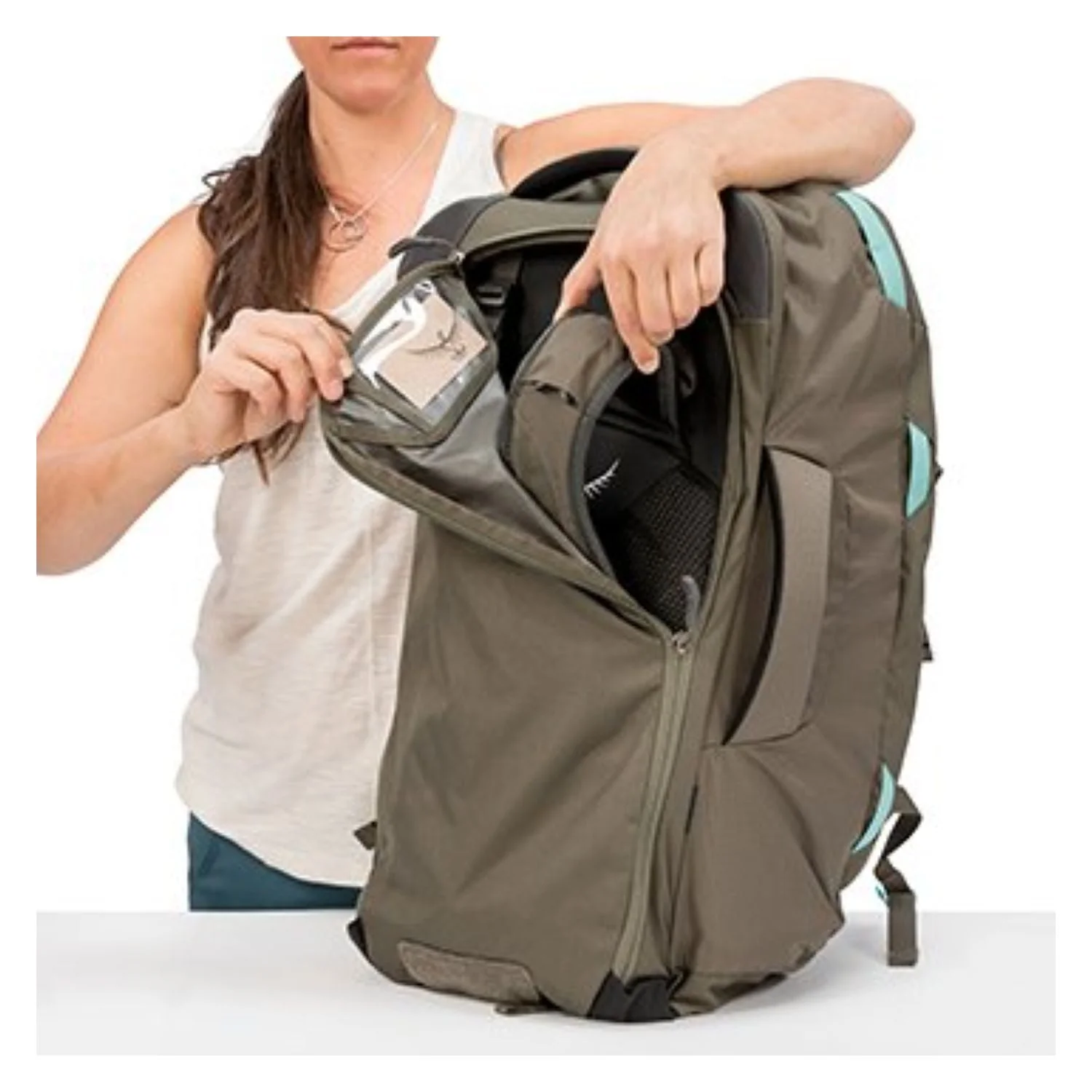 Osprey Fairview Travel Pack 55 Backpack - Extra Small/Small -  Women's Travel - Trekking - Image 15