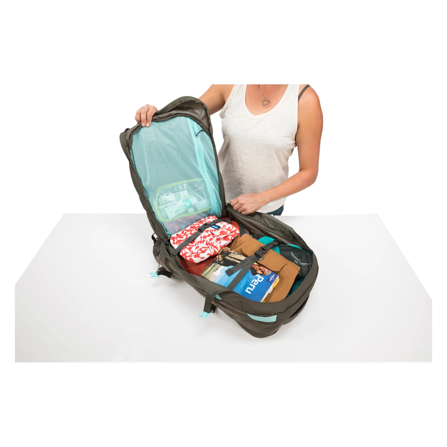 Osprey Fairview Travel Pack 55 Backpack - Small/Medium - Women's Travel - Trekking - Image 18
