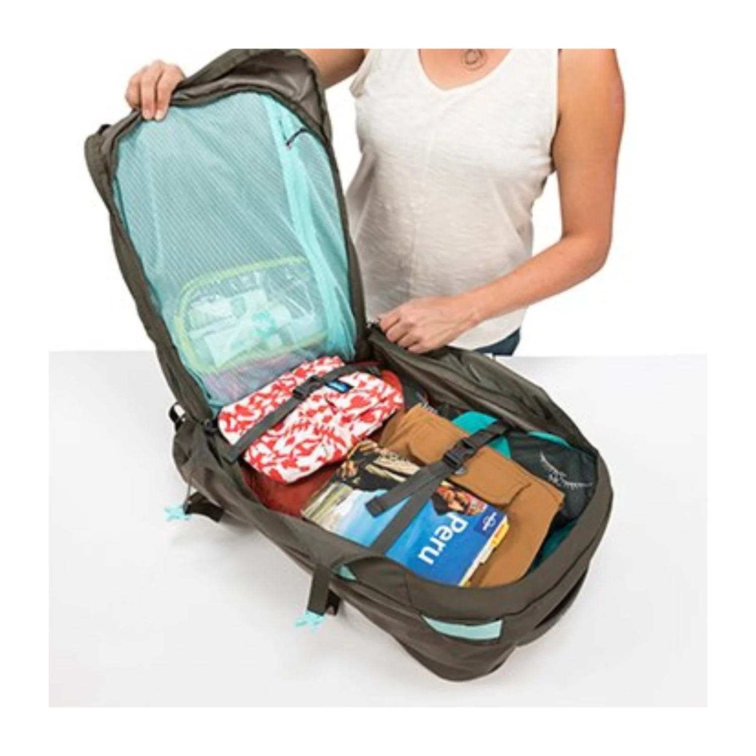 Osprey Fairview Travel Pack 70 Backpack - Extra Small/Small - Women's Travel - Trekking - Image 14