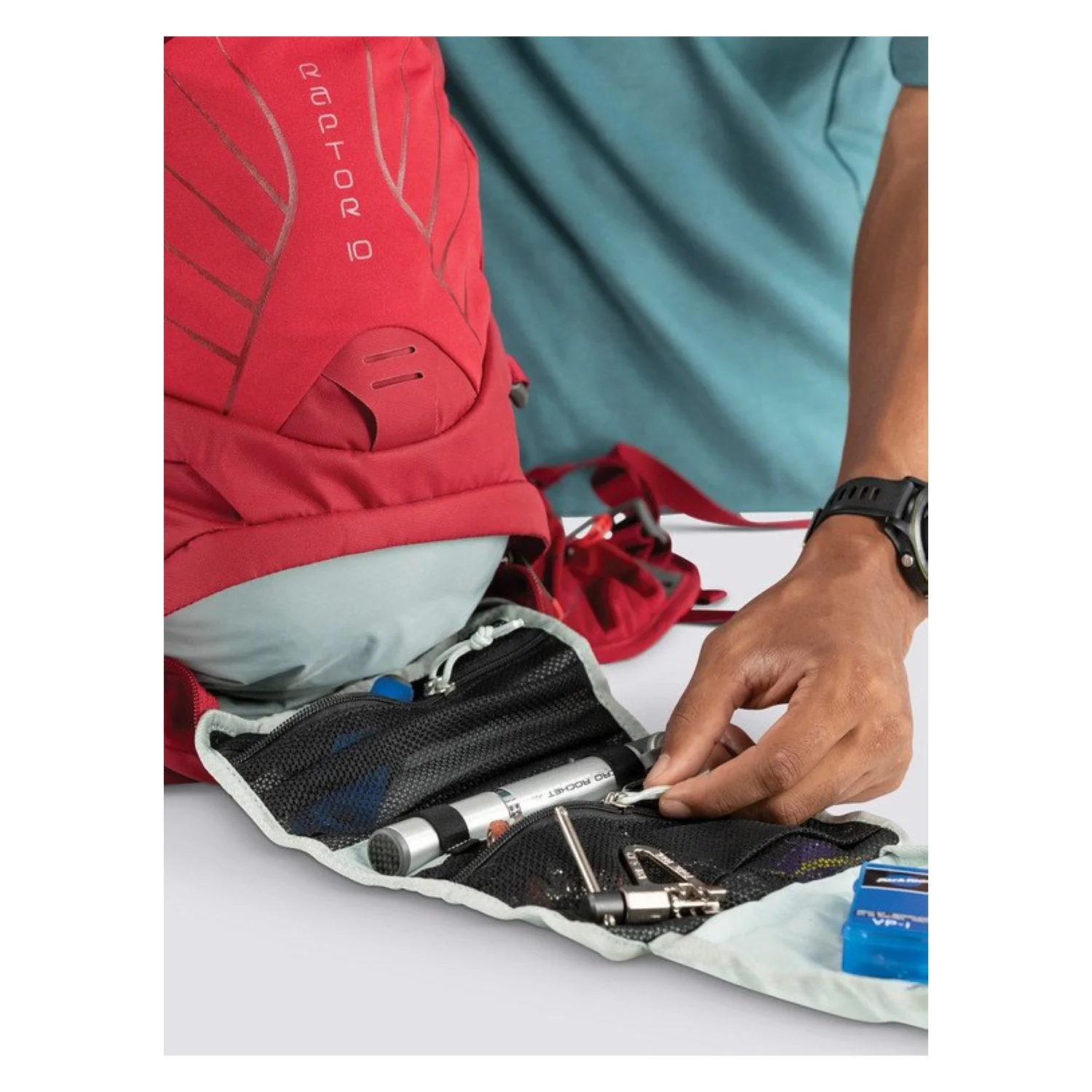 Osprey Raptor 10 Hydration Backpack with Reservoir - Men's Mountain Biking - Hydration - Image 12