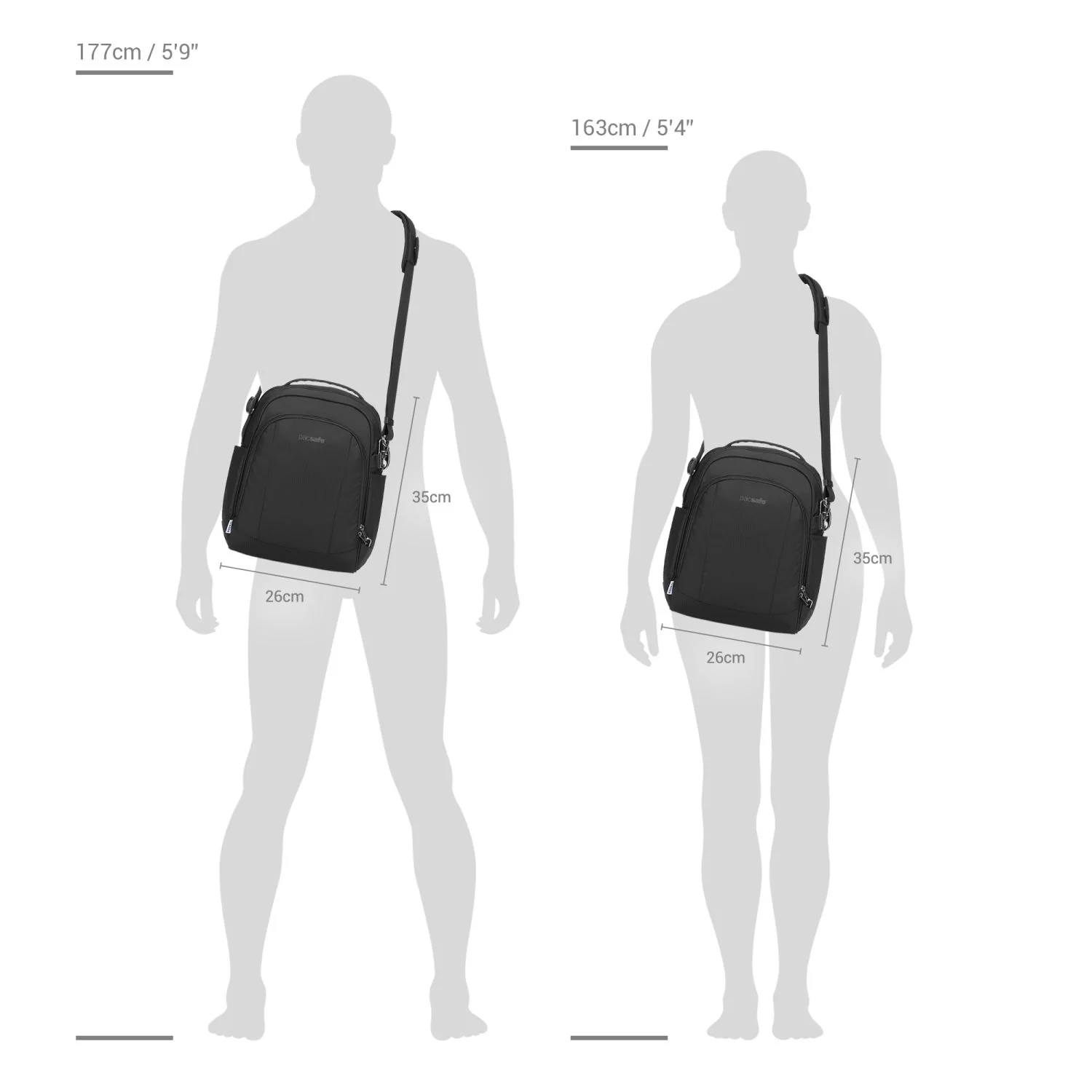 Pacsafe Metrosafe LS250 Anti-Theft Shoulder Bag - Image 22