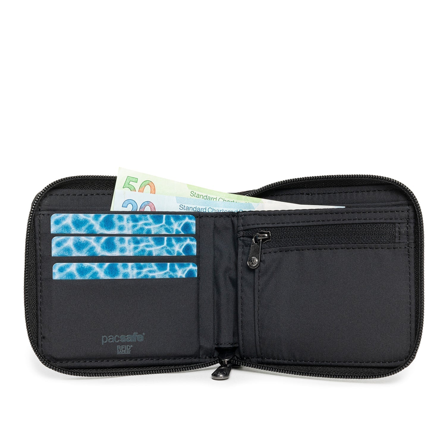 Pacsafe RFIDsafe RFID Blocking Zip Around Wallet - Image 9