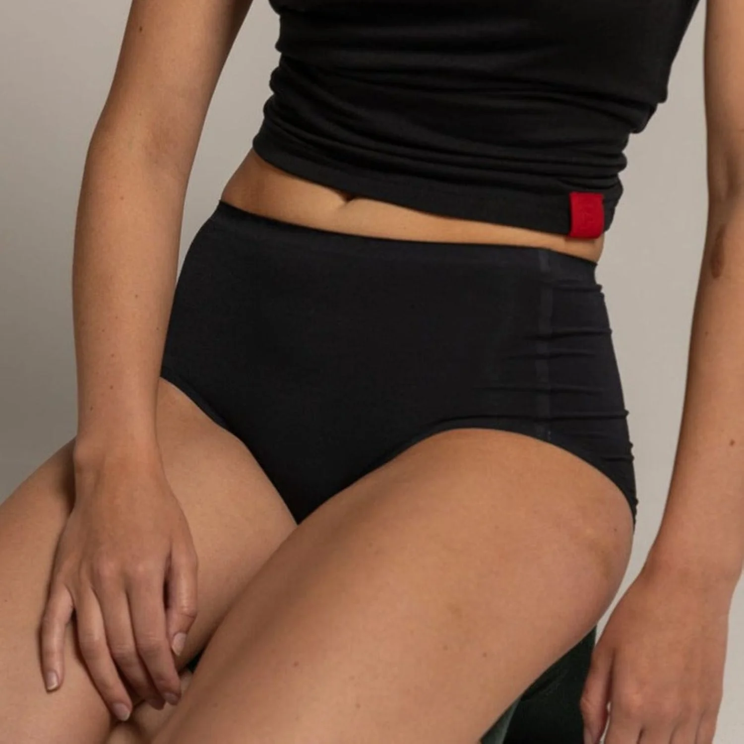Paire BioTracker Mid Waisted Full Brief (Nude) - Image 3