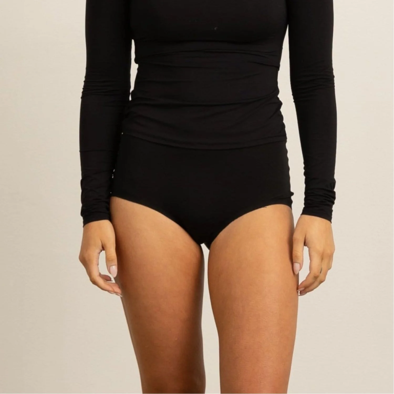 Paire BioTracker Women's High-Waisted Full Brief (Black) - Image 16