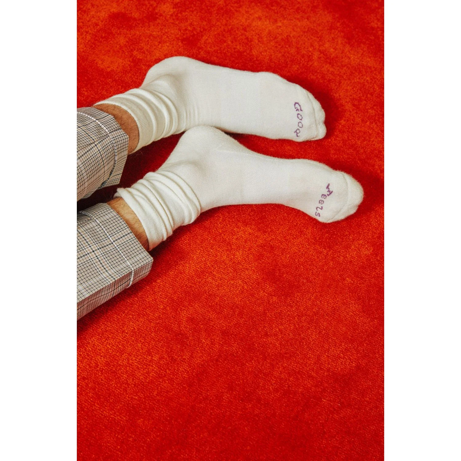 Paire Merino Wool-Blend Calf Sock (Fog) - Image 3