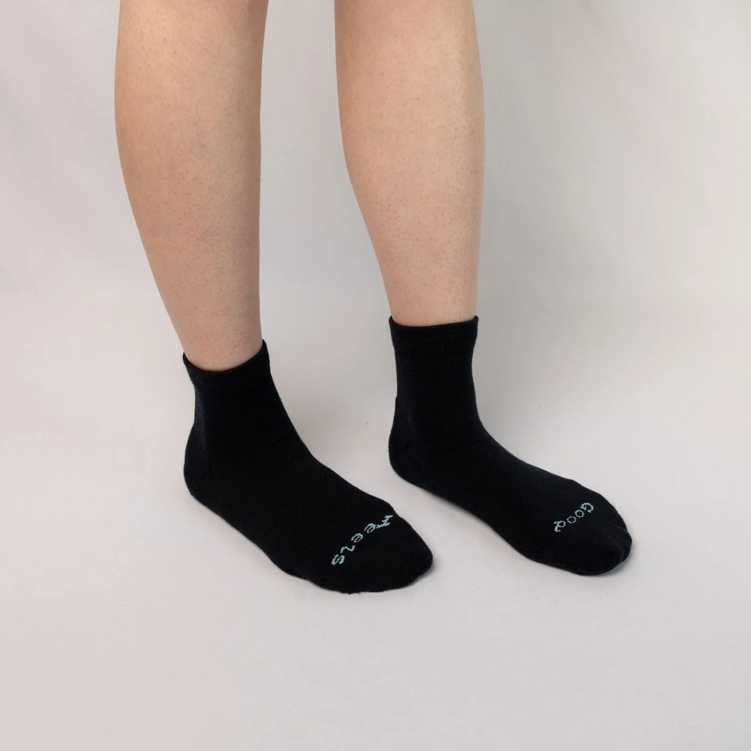 Paire Merino Wool-Blend Quarter Sock (Black) - Image 2