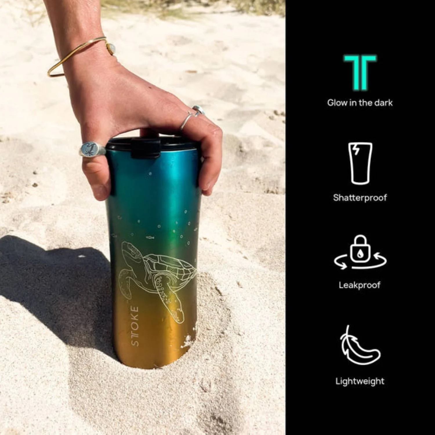 STTOKE Limited Edition Leakproof Ocean Series Insulated Cup 16oz - Image 2
