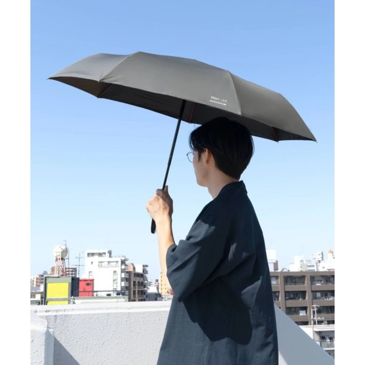 WPC IZA Wind Resistance (2025) UV Protection UPF 50+ Men's Umbrella 55cm - Image 14