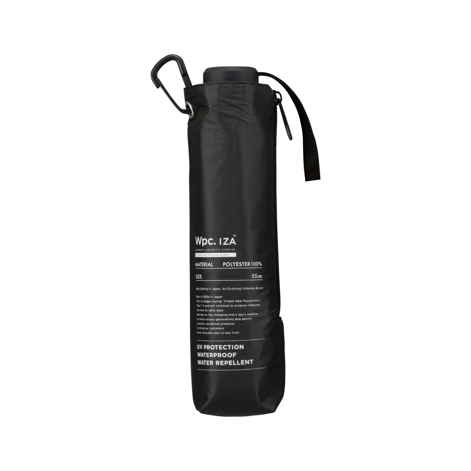 WPC IZA Wind Resistance UV Protection UPF 50+ Men's Umbrella 55cm (SA) - Image 2