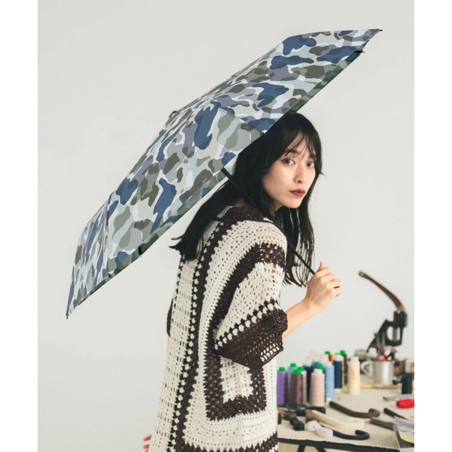 WPC UX Basic Folding UV Protection Umbrella 58cm - Image 4